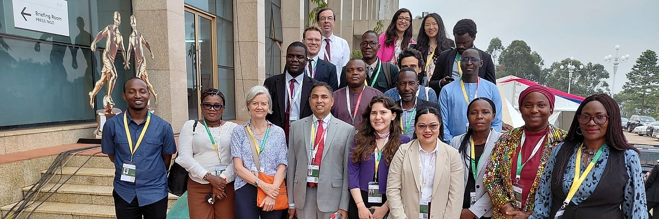 A group photo of the participating journalists