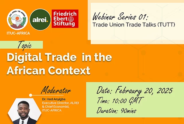 Trade Union Talks Flyer English