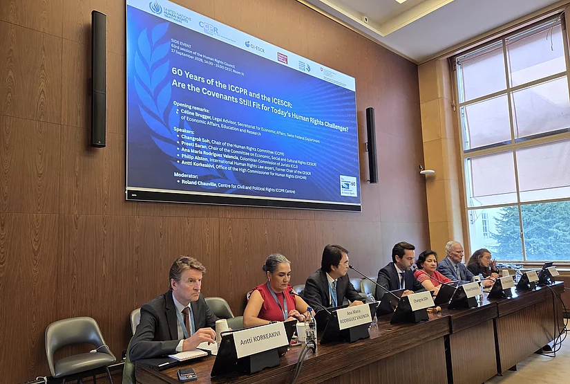 Panel at the HRC 63 Side Event