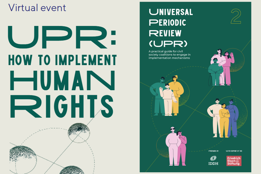 Flyer image with picture of publication cover