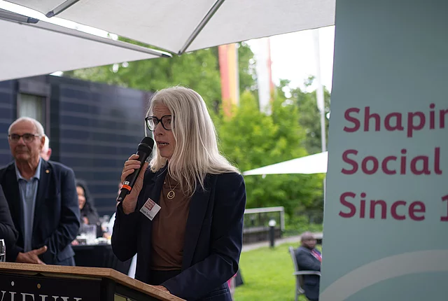 Renate Tenbusch, director of FES Geneva 