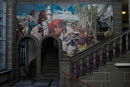 Staircase in the WTO Building