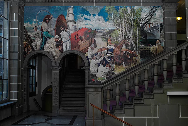 Staircase in the WTO Building
