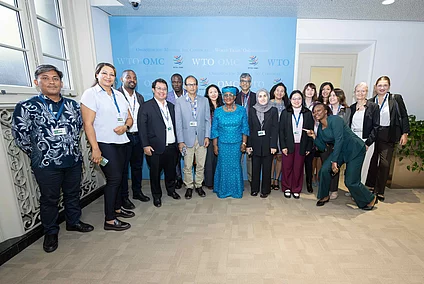 Group Picture with WTO Director-General Ngozi Okonjo-Iweala
