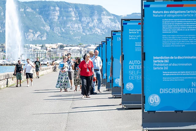 The exhibition on the Quai Wilson in July 2026