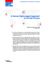 A human rights-based approach to climate finance