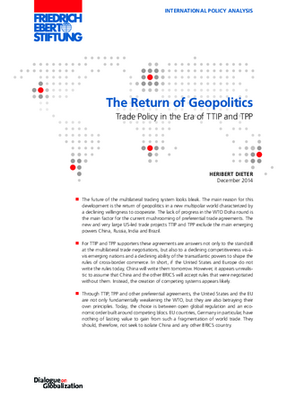 The return of geopolitics