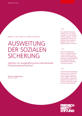 Ausweitung der sozialen Sicherung
