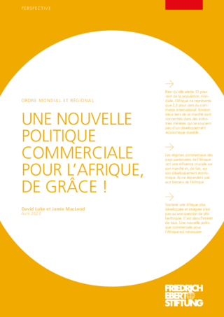 Une nouvelle politique commerciale pour l'Afrique, de grâce!