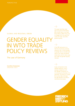 Gender equality in WTO trade policy reviews