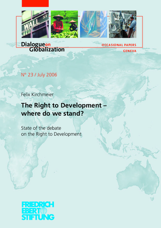 The right to development - where do we stand?